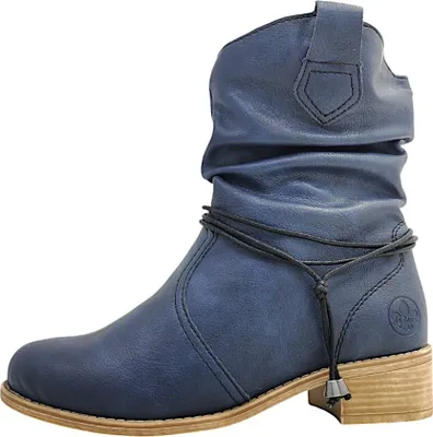 Zdjęcie produktu dla Rieker damskie buty za kostkę niebieskie