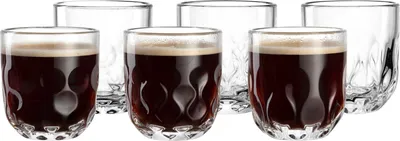 Produktbild von Leonardo GOCCE Kaffeeglas-Set (1/2/3) 220 ml 6-teilig
