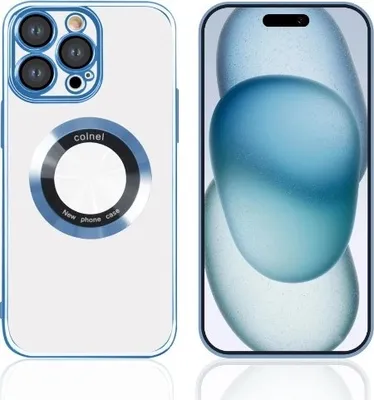 Produktbild von MagSafe Hülle für Apple iPhone 14 Handy Schutz Silikon Magnet Case Tasche Schutzhülle Induktives Laden Qi - BLAU
