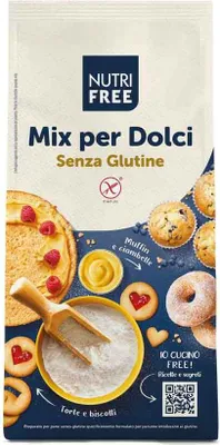 Immagine prodotto di Nutri Free Mix per Dolci Mix per dolci senza glutine (1000g), 45598