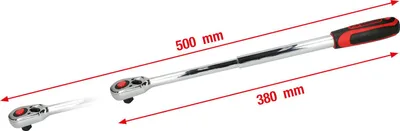Produktbild von KS Tools 1/2 CHROMEplus Teleskop-Umschaltknarre, 36 Zahn