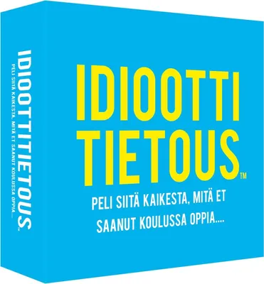 Immagine prodotto di Fragespiel Idioottitietous Urkomisch Finnisch 16+ mit über 400 verrückten Fragen
