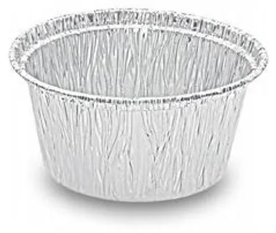 Produktbild von 100x ALU Grill-, Back- und Servierschale rund, 110 ml, 80x34mm