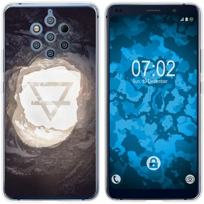 Produktbild von PhoneNatic Case kompatibel mit  Nokia 9 PureView Silikon-Hülle Element Erde M2