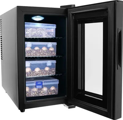 Produktbild von Reptilieninkubator, einstellbare Temperaturregelung, Touchscreen-Bedienung, schwarz