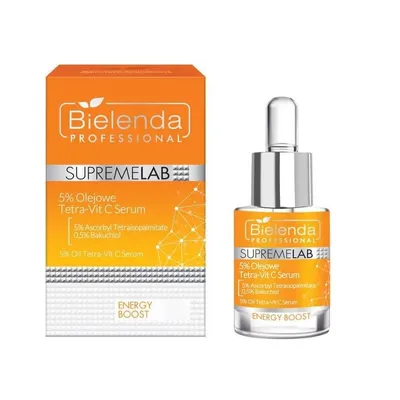 Image de Bielenda SupremeLab Energy Boost 5% Olejowe Sérum Tetra-Vit C, 15ml