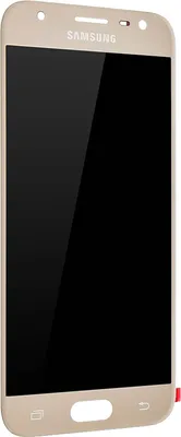 Immagine prodotto di Schermo LCD di ricambio con touchscreen (kit completo) per Samsung Galaxy J3 (2017), colore oro