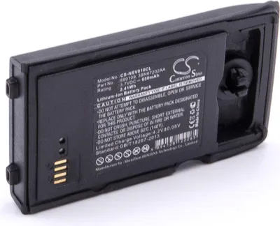 Produktbild von vhbw Akku Ersatz für Alcatel 3BN67202AA, 690109 für schnurlos Festnetz Telefon (650 mAh, 3,7 V, Li-Ion) Schwarz