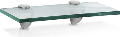 Zdjęcie produktu dla Jopassy półka szklana 30x10x0,8 cm z uchwytem Półka szklana Półka ścienna Półka łazienkowa Półka wisząca Przezroczyste szkło