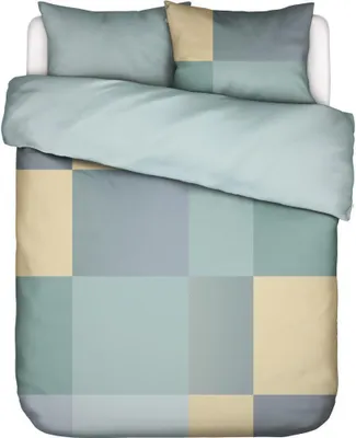 Produktbild von Essenza Bettwäsche-Garnitur Satin Femi  Farbe Pastel blue Größe 140x200+70x90