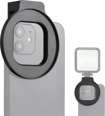 Image de Yctze 67 Mm Support de filtre de téléphone, clip de filtre d'objectif fileté, tout métal avec support de sabot froid, remplacement f��r 15/14/13/12