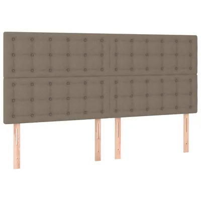 Produktbild von Kopfteil Taupe 160x5x118/128 cm Stoff