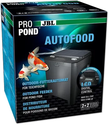 Produktbild von JBL Futterautomat Koi andere Teichfische PROPOND AUTOFOOD Wetterfest Solar 37,5