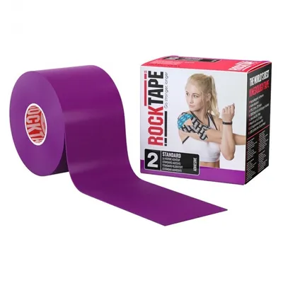 Produktbild von RockTape Classic Kinesiologie-Tape - Sporttape - 5 cm x 5 m - Lila