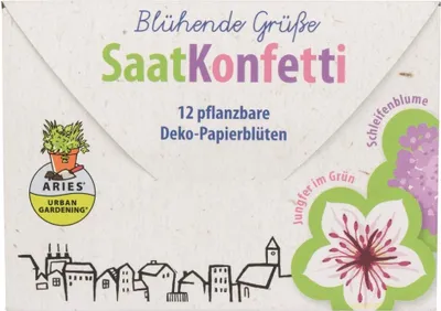 Produktbild von AriesSaatKonfetti Blühende Grüße k.b.A. 12 Stk