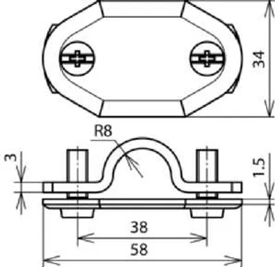 Produktbild von Dehn & Söhne 480004 Nummernschild Al 16mm ohne Nummer