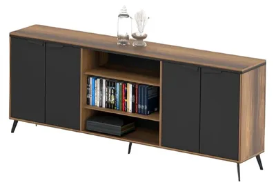 Produktbild von Arbeitstisch Tisch Sideboard Büro Einrichtung Schreibtisch 4tlg. Set Möbel