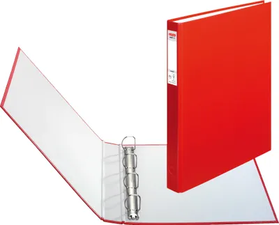 Image de herlitz Classeur à anneaux maX.file protect, A4, 4 anneaux, rouge