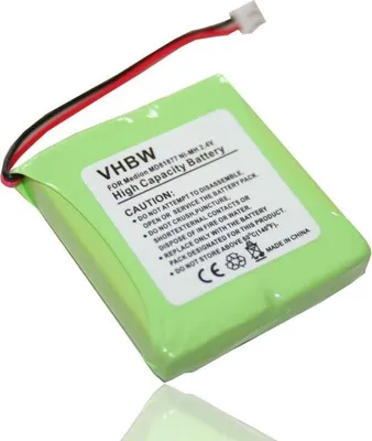 Produktbild von vhbw Akku Ersatz für GP0748, GP0747, GP0735 für schnurlos Festnetz Telefon (600 mAh, 2,4 V, NiMH)