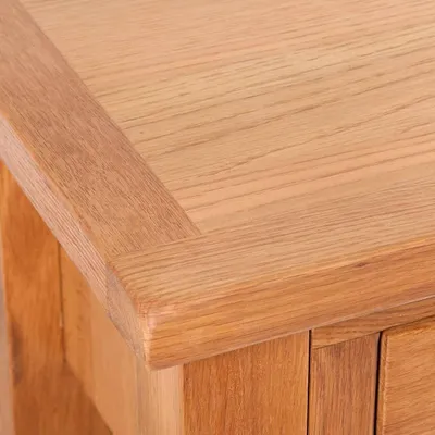 Immagine prodotto di vidaXL Consolle con 2 cassetti 83x30x73 cm in legno massiccio di rovere