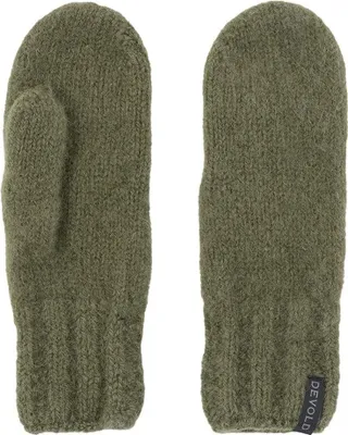 Image de Devold Of Norway Nansen Wool Moufles Vert M Homme, Femme Vert M