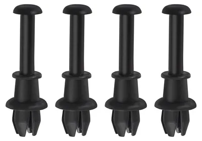 Image de 4 supports de fixation pour étagère de coffre de voiture - Incluent les fixations latérales