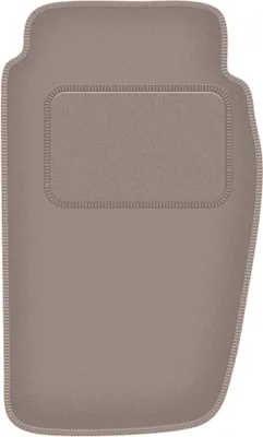 Produktbild von Fahrerfußmatte Velours beige passend für Jeep Grand Cherokee XJ (1992-1998, Feld) – mit Befestigungen – passgenau