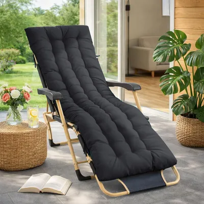Immagine prodotto di Cuscino impermeabile per sdraio, dimensioni 170 x 50 x 10 cm, ideale per giardino e terrazza
