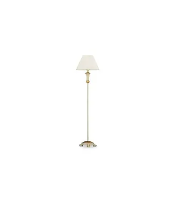Produktbild von Ideal Lux Firenze PT1, Gold, Weiß, Schlafzimmer, Esszimmer, Wohnzimmer, Büro, Studie, Metall, IP20, E27, 1 Glühbirne(n)