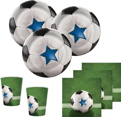 Produktbild von 16 Servietten Fußball Champion