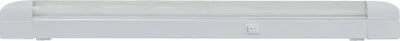 Image de Diall Unterbauleuchte Lichtleiste Karla 65cm weiß 18W G13/T8 Röhre 840 neutralweiß 4000K mit Schalter