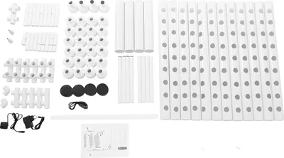 Image de Kit de culture hydroponique, structure à 3 niveaux, 108 sites de plantation, BLANC
