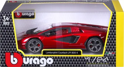 Obrázok produktu pre BBURAGO 18-21102, Model superšportového automobilu, predmontovaný, 1:24, Lamborghini Countach LPI 800-4, Akékoľvek pohlavie, Kov, Plast