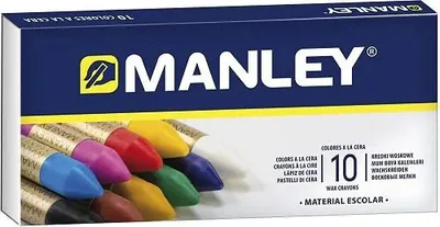Immagine prodotto di Set di 10 unità di pastelli morbidi in colori assortiti manley mnc00033