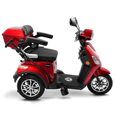 Produktbild von Rolektro, E-Trike 25 V.3 Lithium, Rot, 60-30AH Akku, 1000 Watt