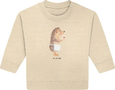 Produktbild von Mr. & Mrs. Panda Organic Baby Pullover Igel Wein 24. - 36. Monat - Natural Raw - Geschenk, Spruch, trinken, Rotwein, Bullover, Weißwein, Weinglas, Lustige Sprüche