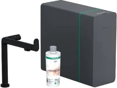 Immagine prodotto di Hansgrohe Aqittura M91 - Miscelatore per lavello, SodaSystem, sBox, nero opaco 76837670