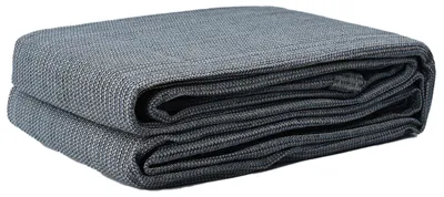 Produktbild von Zeltteppich Vorzeltteppich Campingteppich für Camping Vorzelt und Terrasse wasserabweisend atmungsaktiv zuschneidbar mit Ösen Blau-grau 200 x 200 cm