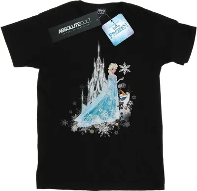 Produktbild von Disney - "Frozen Winter Magic" T-Shirt für Damen BI24906 (XL) (Schwarz)