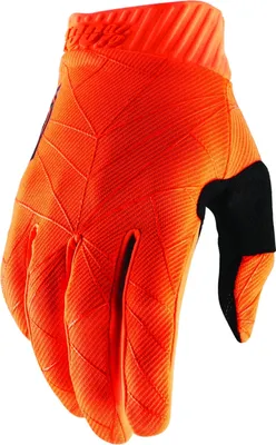Produktbild von 100% Unisex Handschuhe Ridefit , Orange Schwarz, 2XL