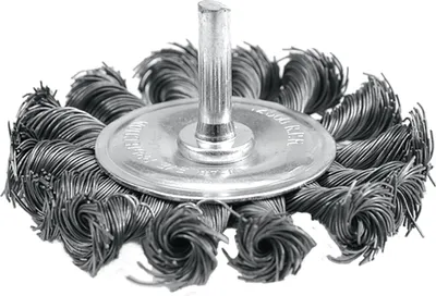 Image de Brosse à fond avec manche de 75 mm, en fil métallique torsadé