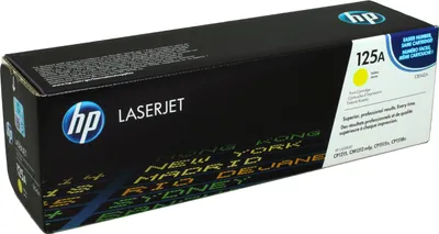 Produktbild von HP 125A Gelb Original LaserJet Tonerkartusche, 1400 Seiten, Gelb, 1 Stück(e)