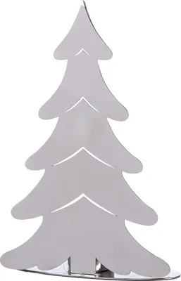 Immagine prodotto di Gilde Teelichtleuchter, Tannenbaum, "Fir", Stahl, silberfarben, , L. 6 cm, B. 17 cm, H. 25 cm  55620