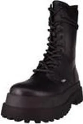 Image de Buffalo Dames Élégant Bottine Pluto Lace Up Mid 1622614 noir