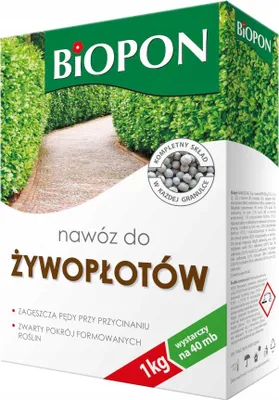 Immagine prodotto di Concime per siepi Biopon 1 kg - Concime minerale per siepi sane e rigogliose