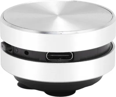 Obrázok produktu pre Bluetooth reproduktor s kostnou vodivosťou Stereo basový prenosný malý bezdrôtový reproduktor s prísavkou pre kúpeľňu vonkajšie použitie strieborný