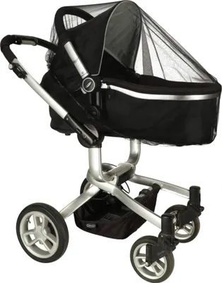 Image de Moustiquaire élastique pour landau 140cm noir