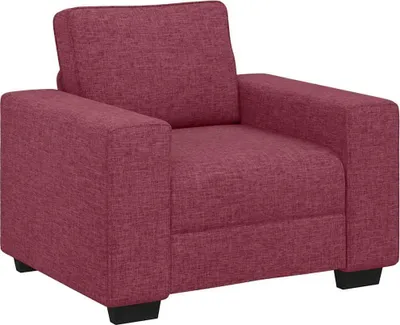 Produktbild von vidaXL Sessel Weinrot 100x77x82 cm Stoff