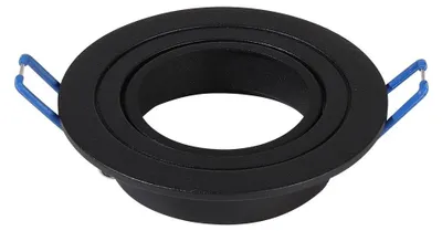 Produktbild von hoftronic LED Einbaustrahler 93mm GU10 Fassung Schwenkbar Schwarz IP20
