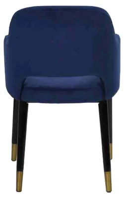 Produktbild von Luxus 4x Stühle Luxus Blauer Küchenmöbel Designer Esszimmerstuhl Holzmöbel